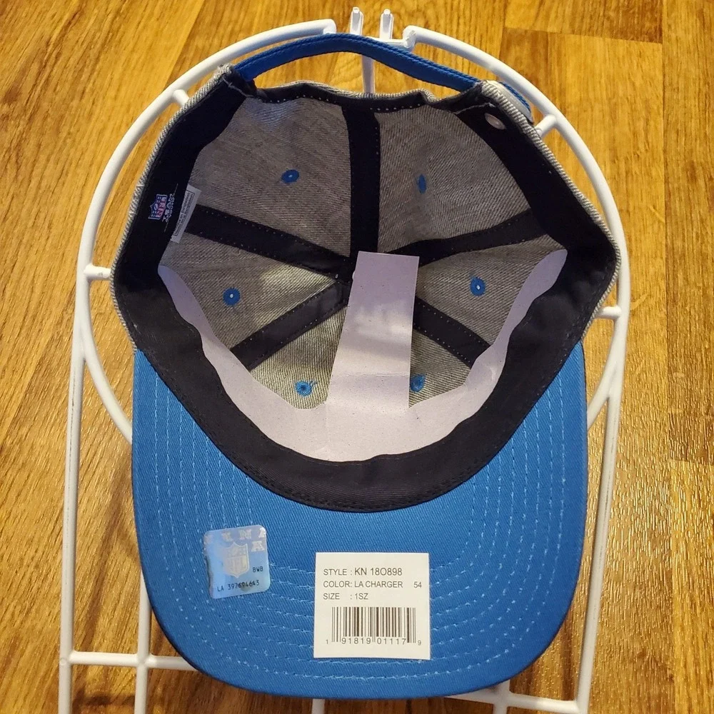 Los‎ Angeles Chargers Hat Cap Boys Strapback Gray NFL Team Apparel New
